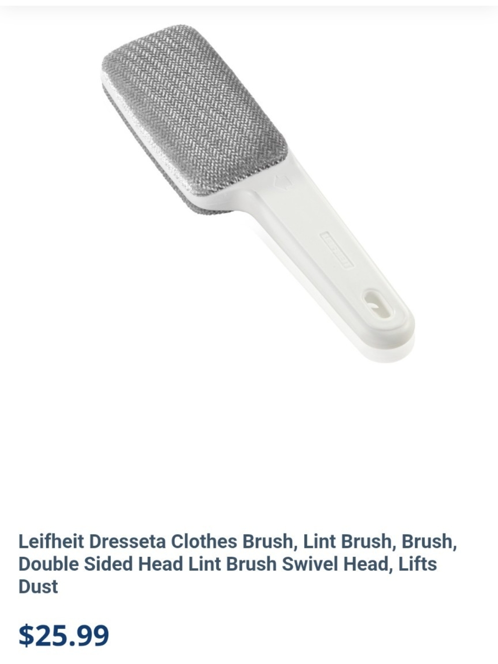 Leifheit Dressetta Double-Sided Lint & Clothes Brush